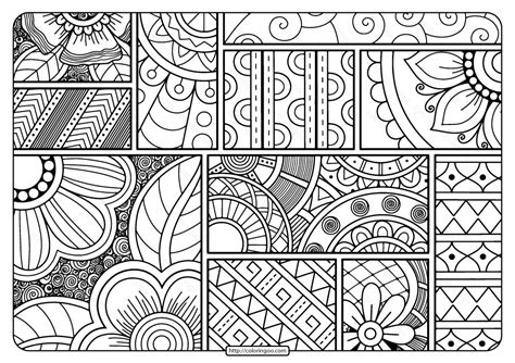 Various themes, artists, difficulty levels and styles. Printable Adult Pdf Coloring Page Book 12