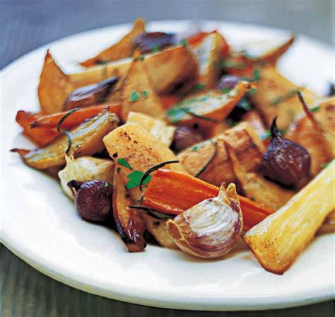 Roasting root vegetables without oil was the first thing that came to my mind when i unboxed my new air fryer. Savory Oven Roasted Root Vegetables Recipe | Williams ...