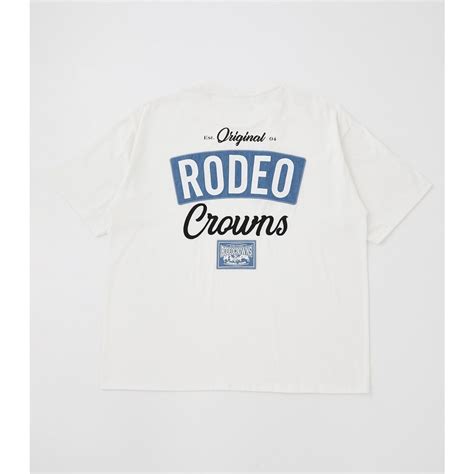 rodeo crowns wide bowl メンズ d patches tシャツ o wht1 ファッション通販 fashion walker