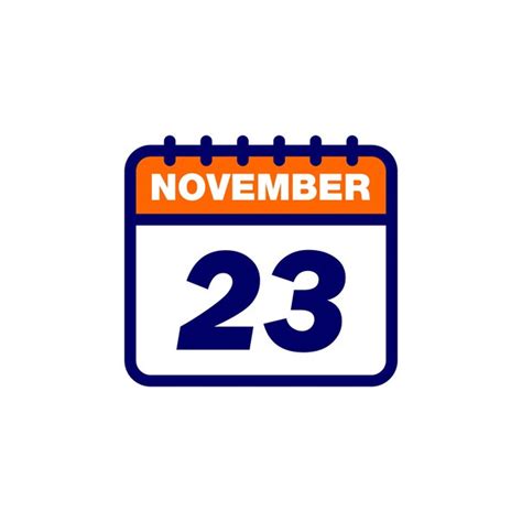 Premium Vector November Calendar Icon Vector Template
