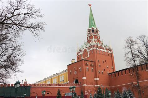 Moscow Russia 2020 Tourists Walk On Red Square In Moscow Stock Image