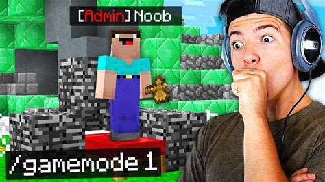 We Gave A Noob Admin On Hypixel Minecraft Bedwars Youtube
