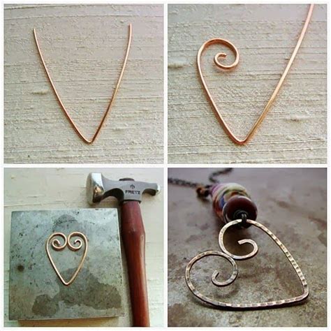 Cute Diy Heart Shaped Jewelry For Valentines Day Wire Jewelry