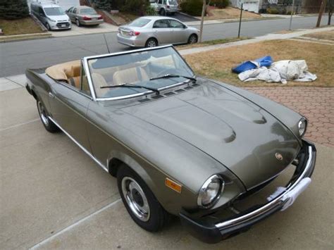 1980 Fiat 124 Spider Convertible 2 Door 20l