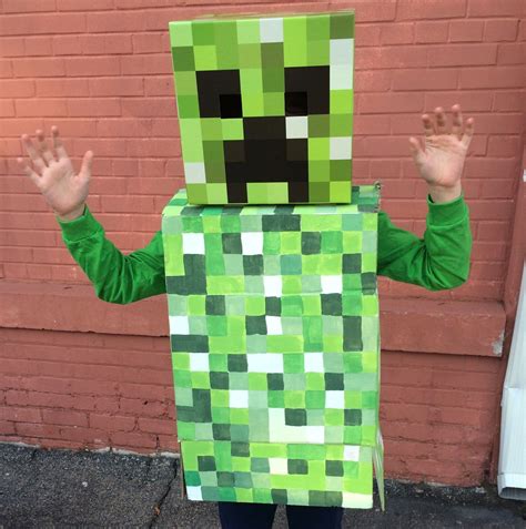 Minecraft Creeper Costume Minecraft Halloween Costume Minecraft