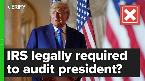 IRS Didnt Have To Audit Trump Other Presidents 9news Com