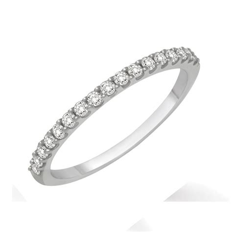 Affordable Diamond Wedding Band For Her In White Gold 