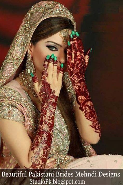 Beautiful Pakistani Bridal Mehndi Designs Luckystudio4u
