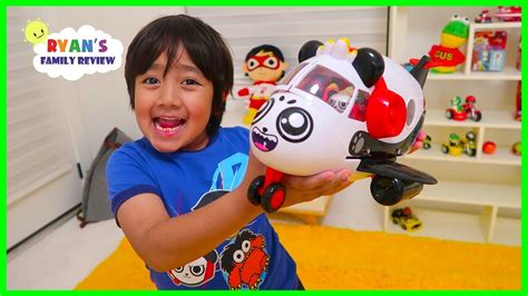 #itsryansworld, #ryansworldcountdown ryan's world toys will be at walmart and walmart.com on august 6, 2018 along with gus the gummy gator toys! Surprise Ryan with Combo Panda Airplane toys!!! - YouTube
