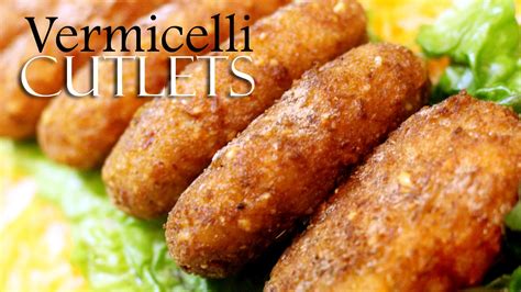 Crispy, buttery and flakey in every bite and. Potato Vermicelli Cutlets Recipe | Indian Veg Starters ...