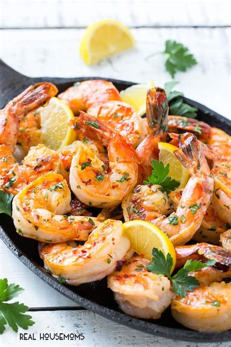 The wonderfully spicy shrimp appetizer recipes here will certainly do the trick! Spicy Garlic Shrimp ⋆ Shrimp Recipes ⋆ Real Housemoms