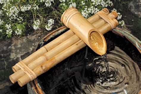 Bamboo Accents Water Fountain For Patio Indooroutdoor Fountain 12