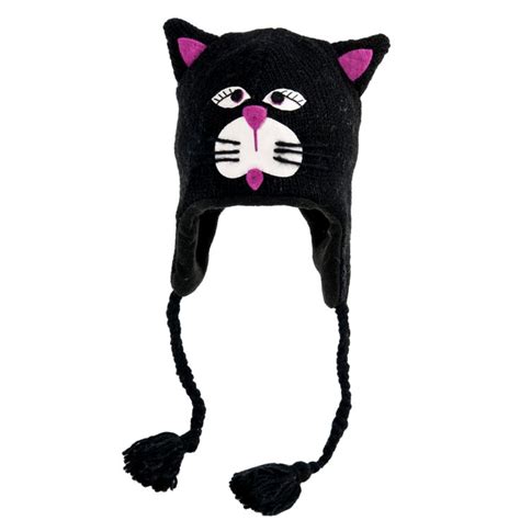 New Black Cat Hat Animal Hats Cat Hat Black Cat