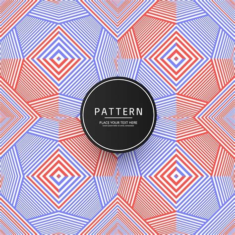 Free Vector Elegant Colorful Geometric Pattern Background