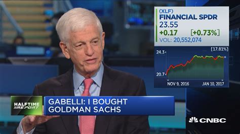 Mario Gabelli On Goldman Sachs Trump Economy And His Top Stocks