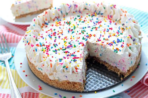 No Bake Funfetti Cheesecake Recipe The Nosher