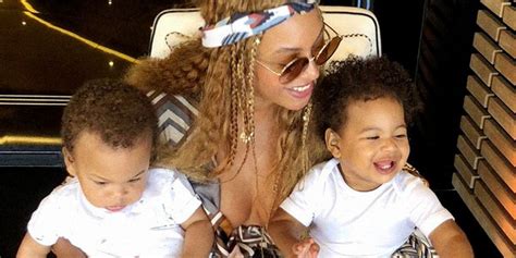 beyoncé finally shares pictures of twins rumi and sir carter and they re too cute