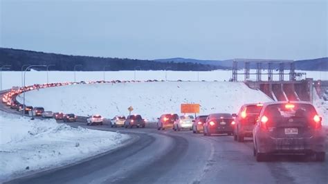 Dam Delays Crossing At Mactaquac Still Affected By Construction Cbc News