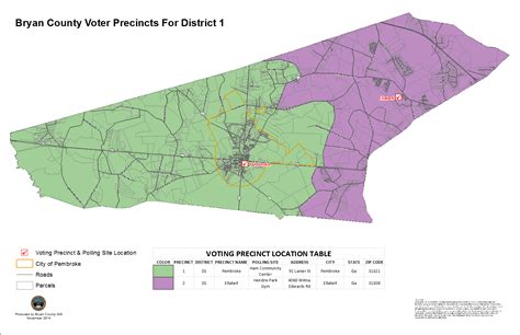 Voting Precincts Bryan County