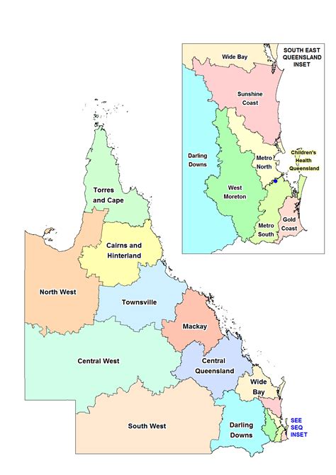 Queensland Maps Color 2018