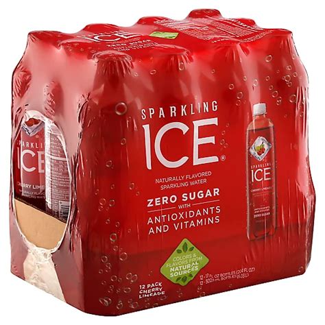 Sparkling Ice Cherry Limeade Sparkling Water 12 17 Fl Oz Bottles