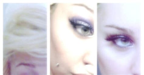 Amanda Bynes Posts New Effie Trinket Inspired Selfies On Twitter Rocks Bright Blue Lipstick And