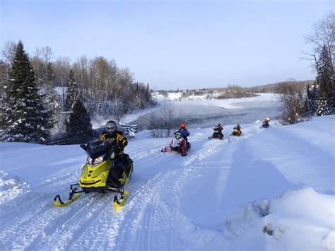 Quebec Snowmobile Tour Destination Favourites Snapshot Intrepid