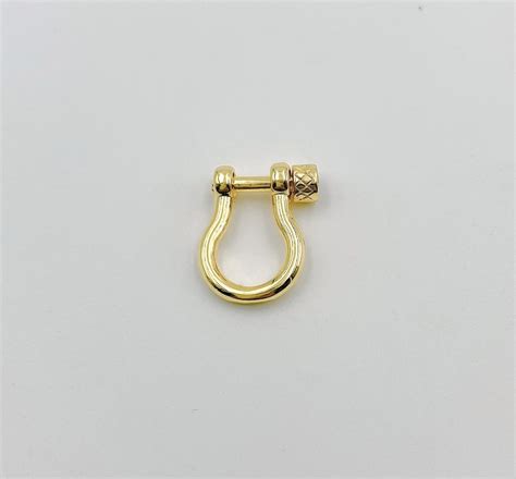 14k Gold Filled Screw Clasp Lock Anchor Shackle Nautical Bracelet