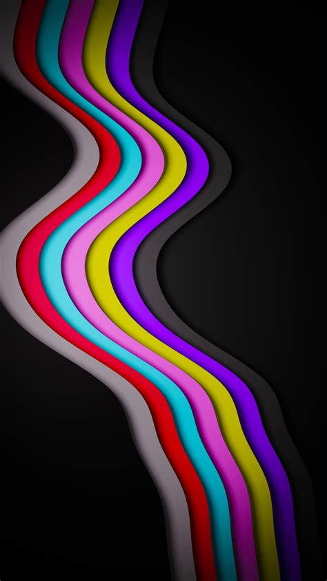 Download Wallpaper 2160x3840 Colorful Paint Pathway Abstract Stripes
