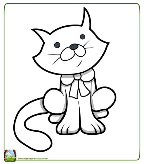 Lindos Dibujos De Gatos Para Colorear In Kitten Drawing Kittens 20790