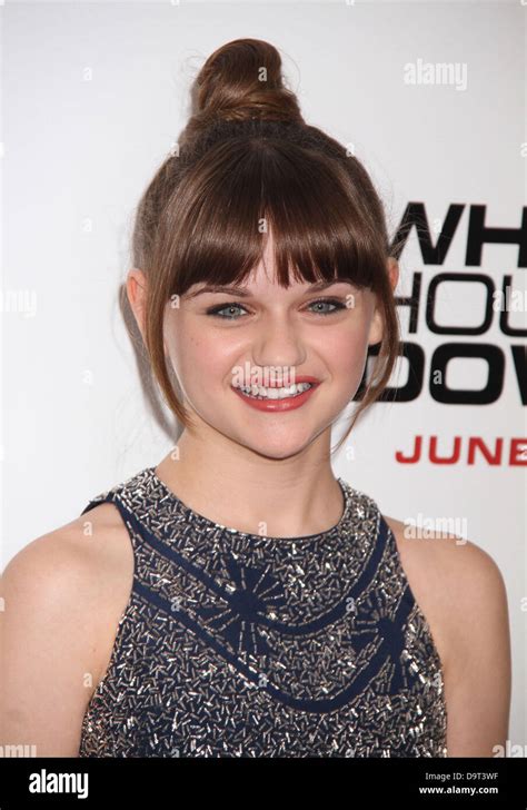 New York Us June 25 2013 Actress Joey King Attends The New York Premiere Of White House
