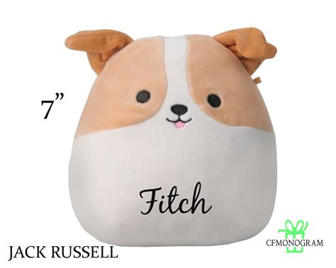 Squishmallow Fitch Jack Russell Terrier 7 Custom Etsy