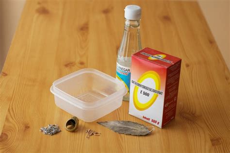 One more solution to try is a bit of white vinegar. Homemade Jewelry Cleaner With Vinegar | Hunker