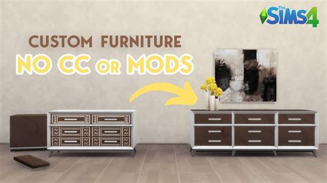 How To Use Furniture Mods In Sims 4 Tutorial Pics