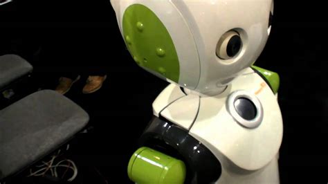 Vstone Robovie Robot At Ces 2011 Youtube