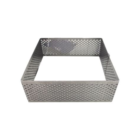 Buy 4 Inch Perforated Square Tart Ring Online In India