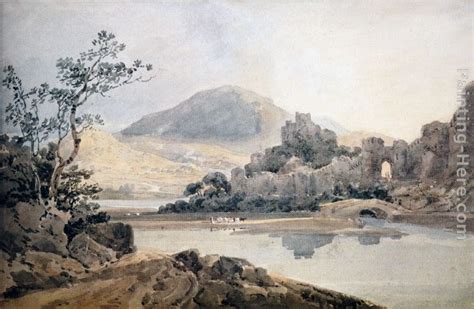 Thomas Girtin Castle Conway After Sir George Beaumont Painting Best
