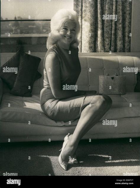 Mar 03 1964 Diana Dors Returns Home For A Tv Playdiana Dors