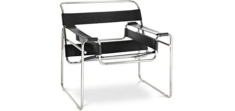 Son design iconique de papillon est très populaire et s'accordera avec n'importe quel décor intérieur. Chaise Wassily - Style Marcel Breuer - Cuir Premium