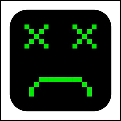 Free Vector Graphic Broken Computer Emoticon Smiley Free Image On