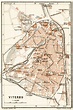 Old map of Viterbo in 1909. Buy vintage map replica poster print or ...