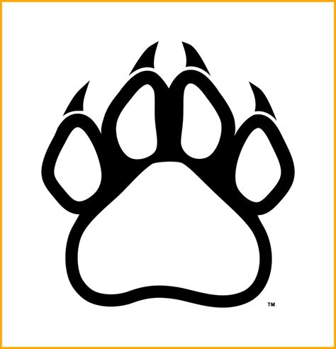 Outline Dog Paw Print Paw Print Outline Free Animals Icons The