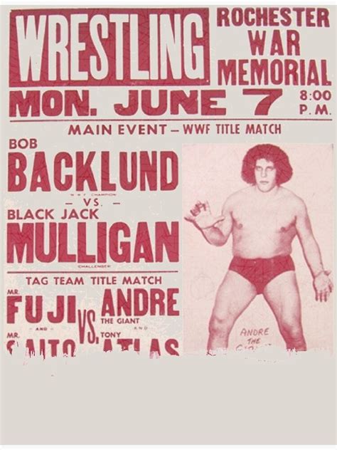 Vintage Wrestling Card Poster Featuring The Giant Art Print For Sale
