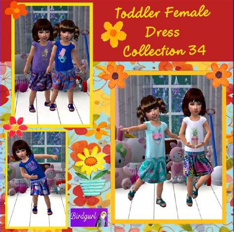 Birdgurls Sims 2 Creations Toddler Female Dress Collection 34