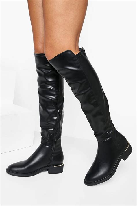 Over The Knee Boots Thigh High Boots Boohoo Uk