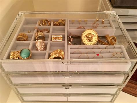 Organized Jewelry Drawers Jewelry Organizer Drawer Jewelry Drawer Jewellery Storage Display