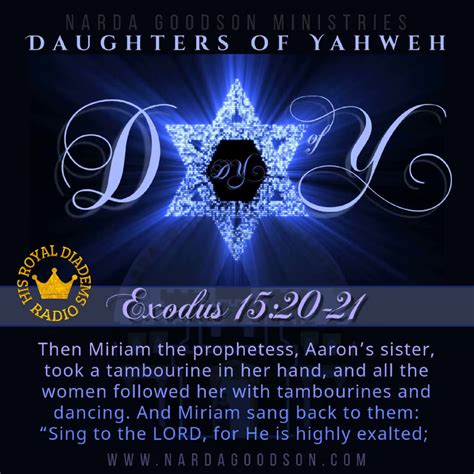 daughters of yahweh his royal diadems radio