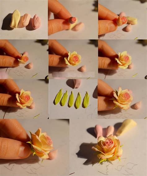 This Is My Tutorial How I Make Rose Of Baked Polymer Clay Rpolymerclay