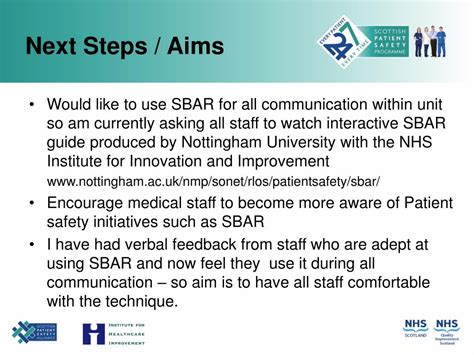 Ppt Sbar Communication Tool Nhs Tayside Powerpoint