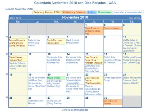 Calendario Noviembre 2018 El Calendario Noviembre Para Imprimir Gambaran